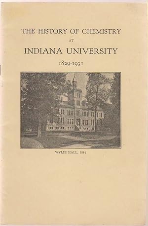 Indiana University News-Letter Vol. XIX, No. 3: The History of Chemistry At Indiana University 18...