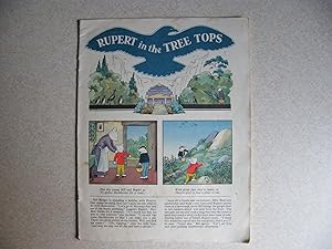 Rupert In The Tree Tops - 1952 Comic