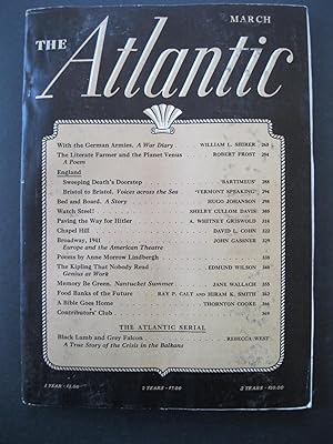 THE ATLANTIC - March, 1941