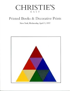 PRINTED BOOKS & DECORATIVE PRINTS (09 Apr 97)