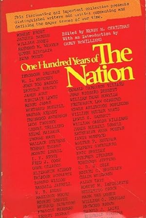 ONE HUNDRED YEARS OF THE NATION: A CENTENNIAL ANTHOLOGY