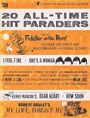 20 ALL-TIME HIT PARADERS # 59 ( C FLUTE AND VIOLIN SOLOS AND DUETS)