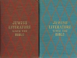 Jewish Literature Since the Bible (Complete in Two Volumes)