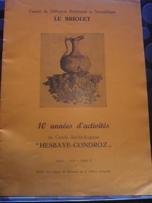Bulletin du Cercle Archéologique Hesbaye-Condroz - Tome X