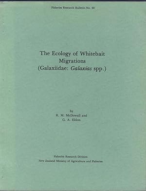 The Ecology of Whitebait Migrations (Galaxiidae: Galaxias spp.). Fisheries Research Bulletin No. 20.