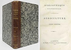 BIBLIOTHEQUE UNIVERSELLE AGRICULTURE 1821 (Vol. 6 #1-12)