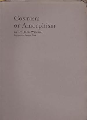 Cosmism or Amorphism. Reprint from Camera Work.