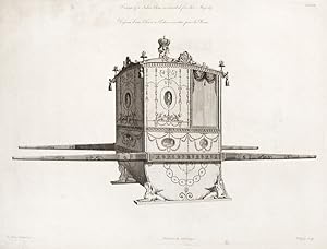 Design of a Sedan Chair as executed for Her Majesty