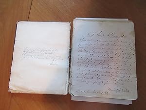 Manuscript Quotation And Sentiment Book Of Harriet And Lyman Morss Of Greene County, New York Cir...