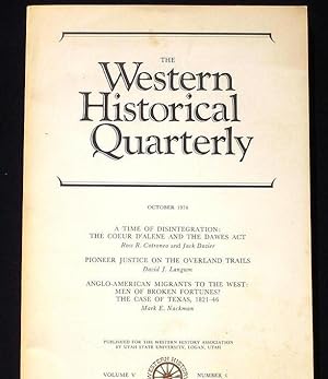 The Western Historical Quarterly : October 1974