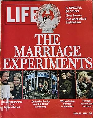 Life Magazine April 28, 1972 -- Cover: The Marriage Experiments
