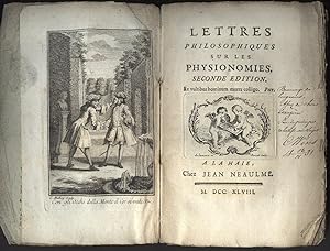 Lettres Philosophiques Sur Les Physionomies