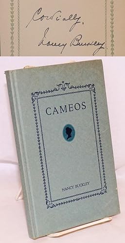 Cameos; a book of poetry