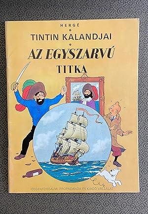 Rare Tintin Book in Hungarian (Hungary): Az Egyszarvu Titka (The Secret of the Unicorn) Tintin Fo...