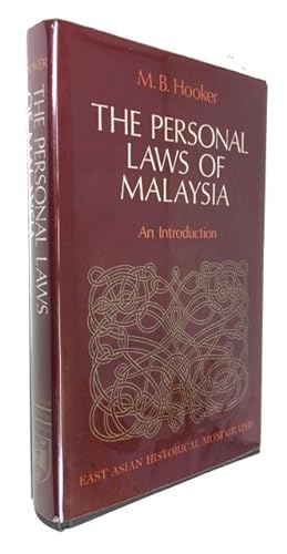 The Personal Laws of Malaysia; An Introduction