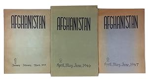 Afghanistan. Three issues: Vol. 1, No. 2 (April-June, 1946) and Vol. 2, Nos. 1 & 2 (Jan-March & A...