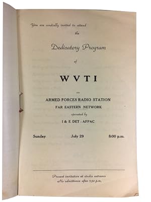 New Guinea and Armed Forces Radio Station WVTH in World War II. [our title]