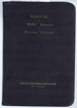 Manual of Exide Batteries in Electric Vehicles