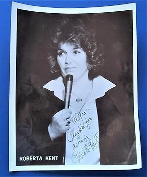 Roberta Kent - Signed and Inscribed Original Publicity Photograph Photo