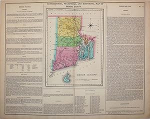 Geographical, Statistical, and Historical Map of Rhode Island