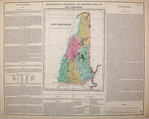 Geographical, Statistical, and Historical Map of New Hampshire