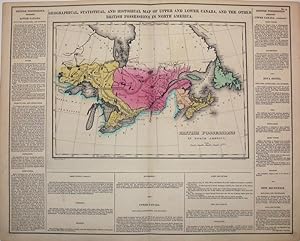 Geographical, Statistical, and Historical Map of Upper and Lower Canada, and the Other British Po...