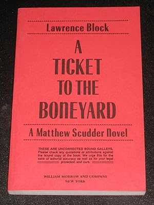 A Ticket to the Boneyard