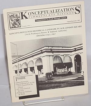 Konceptualizations: community arts magazine volume 3, no. 1, August/September 1987
