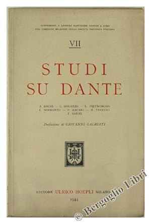 STUDI SU DANTE. Vol. VII.: