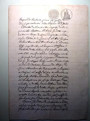Documenti "Atto Notarile - Scrittura Privata Bagni di Lucca 1909 ; Amministrazione del Demanio e ...