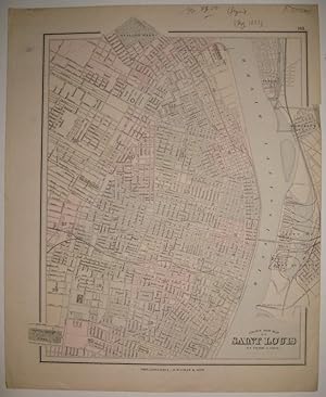 Gray's New Map of Saint Louis