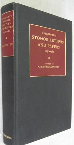 Kingsford's Stonor Letters and Papers, 1290-1483