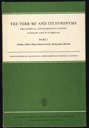 The Verb 'Be' and Its Synonyms: Philosophical and Grammatical Studies: Part 2: Eskimo/Hindi/Zuni/...