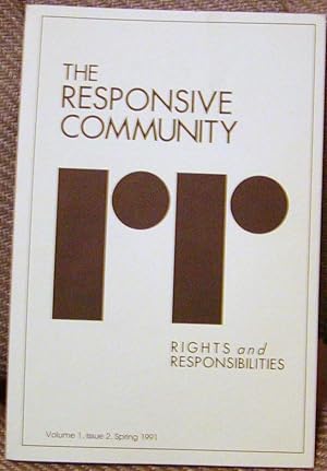 The Responsive Community Volume 1, Issue 2, Spring 1991