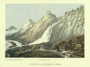 Cascade de Pissevache: Valais.