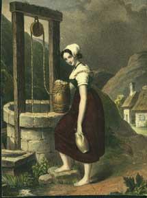 Girl at well.