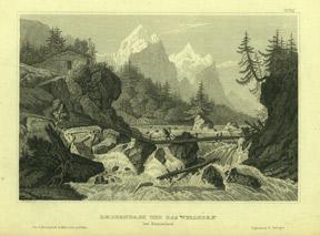 Reichenbach und das Wellhorn bei Rosenlaui.