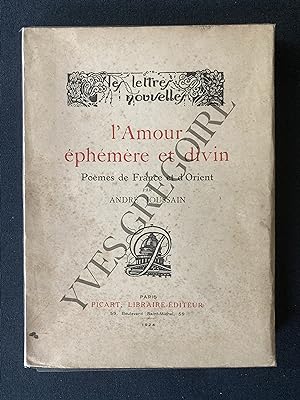 L'AMOUR EPHEMERE ET DIVIN Poèmes de France et d'Orient