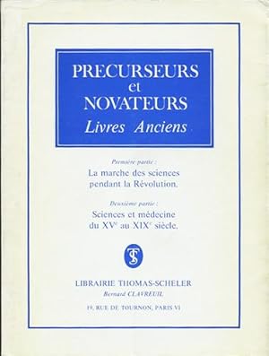 Précurseurs et Novateurs. Livres Anciens