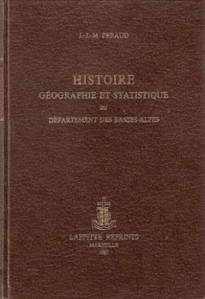 histoire géographie et statistique du département des Basses-Alpes