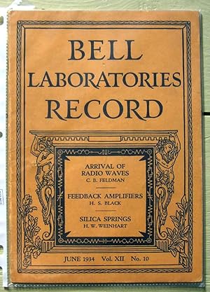 Bell Laboratories Record. June 1934, volume XII, no. 10.