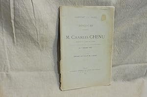 Barreau De Paris : Discours Prononcé Par M. Charles Chenu (Batonnier de l'Ordre Des Avocats) A L'...