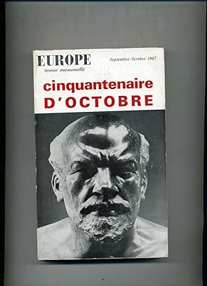 Revue EUROPE : CINQUANTENAIRE D'OCTOBRE.