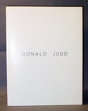 Donald Judd : Fifteen Works