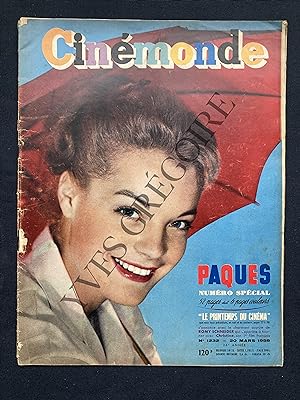 CINEMONDE-N°1232-20 MARS 1958-ROMY SCHNEIDER