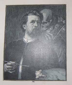 Böcklin's Selbstbildnis mit Tod.