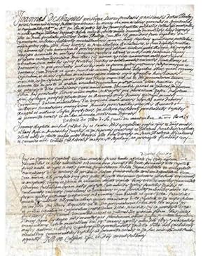 Lettre Manuscrite de 1687 de Jean-Baptiste-Michel Colbert (1640-1710).