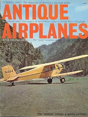 (5) ANTIQUE AIRPLANES QUARTERLEY, Volume One, First Five Numbers.