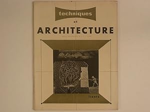 Techniques et architecture, n° 1-2 - 1948 - 8e année. Liants