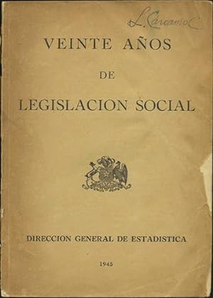 Veinte Años de Legislacion Social